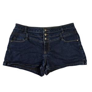 Blue Spice Indigo High Waist Jean Shorts